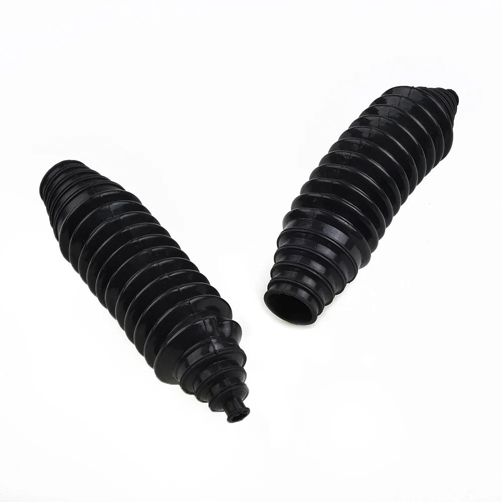 2 Pcs Set Universal Silicone Rack Pinion Steering Gaiter Pinion Boots+Cable Ties+Clamp Kit Silicone Gear Leggings Kits