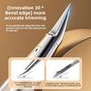 Professional Stainless Steel Toenail Clippers for Ingrown Nails, Straight Edge Sharp Blade, Modern Design, Unscented
