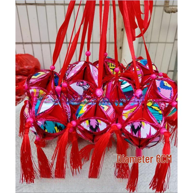 Guangxi Zhuang Ethnic Handmade Embroidered Hydrangea Lei for March 3rd Dance and Wedding Festival