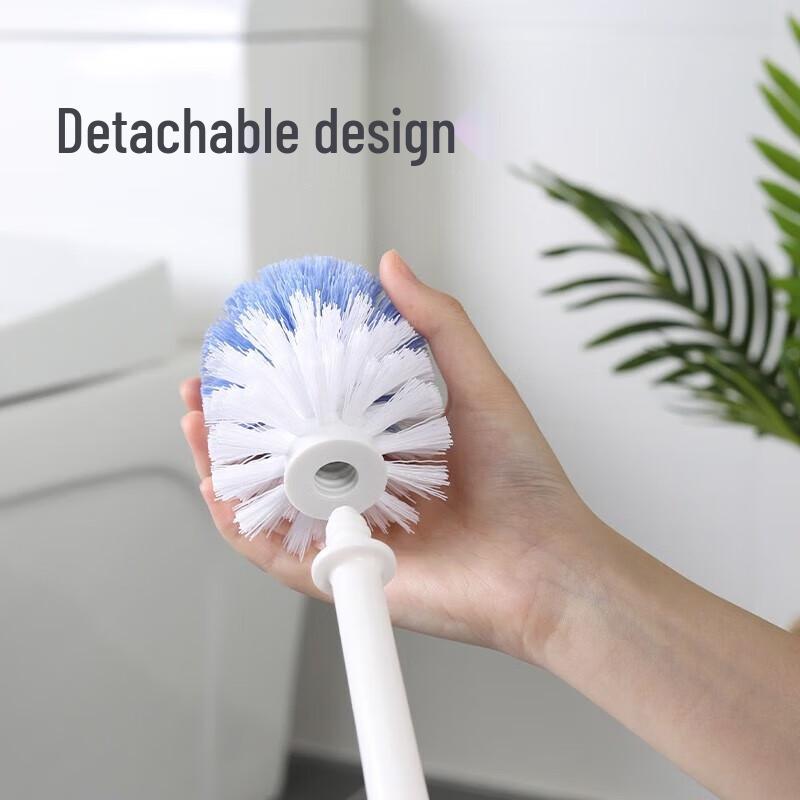 Camellia Round Toilet Brush with Holder