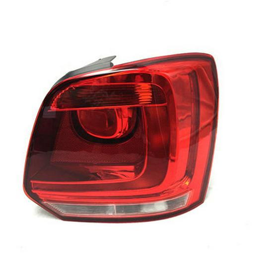 Volkswagen Polo 11-13 Rear Taillight Cover & Brake/Reversing Light Assembly