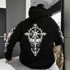 2025 Hot Sale Hoodie for Man Autumn Winter Daily Casual Sporty Jogging Sweatshirt Raven Rune Pattern Fashion Pullover