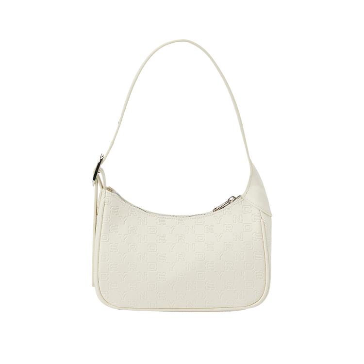 New NERDY Elastane Crescent Bag Shoulder Bag Regular Women's Black & Cream & Blue PNES23AA20