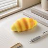 Juguete de Croissant para Aliviar el Estrés, Juguete Sensorial Fidget de Pan Simulado, Juguete de Escritorio para la Relajación del Trabajador de Oficina en Casa