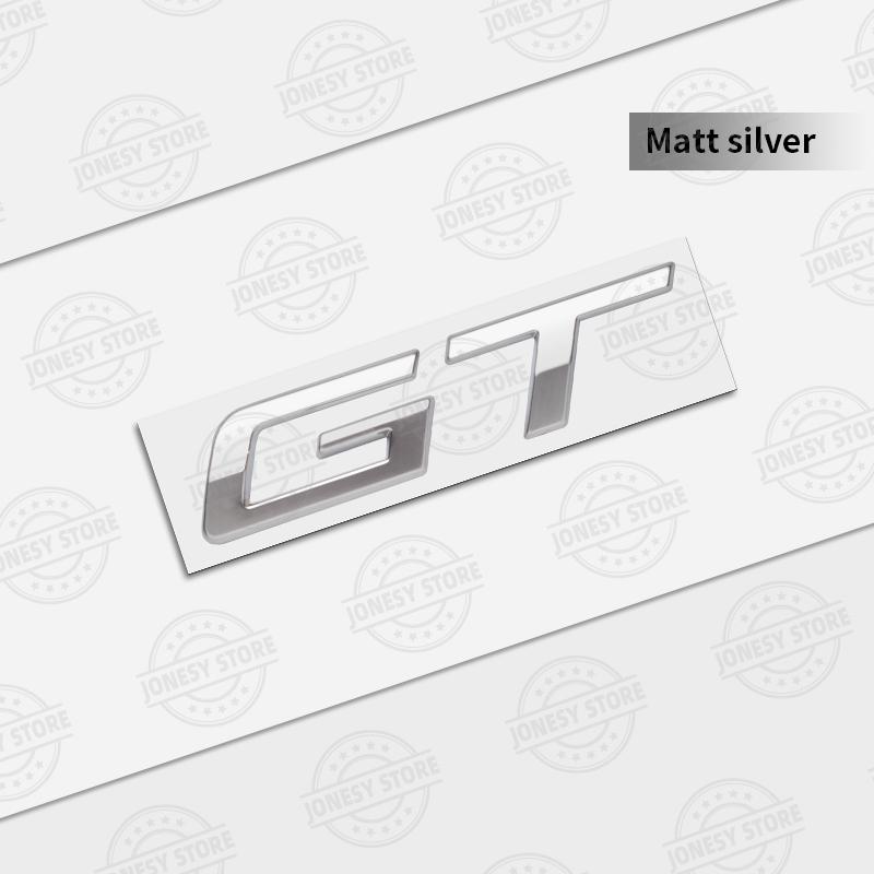 Auto Metal New GT Logo 3D Badge Lettering Decals Trunk Sticker For r333 301 306 307 308 3008 407 508 2008 RCZ Car Styling 333r
