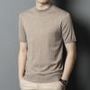 Spring New Mid-Year Men's Sweater Thin Crew Neck Casual Short Sleeve Knitted Sweater Men's Clothing