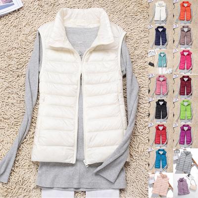 Women's Lightweight Fleece Vest, Short Sleeveless