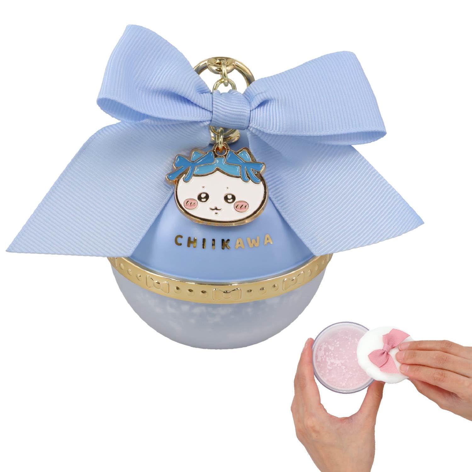 Shobido Kawai Bido Chiikawa Loose Face Powder Ribbon Puff Squalane Infused Series (Hachiware)