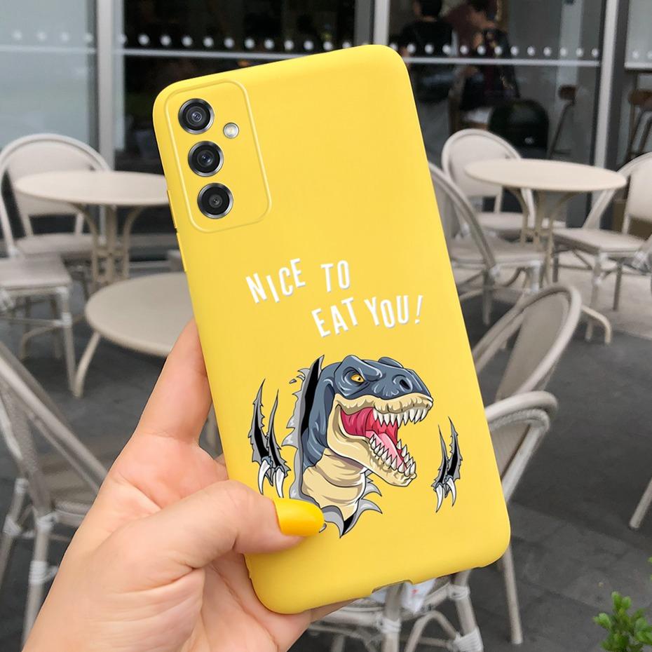 For Samsung Galaxy M52 5G Case Silicone Cute Cartoon Phone Cases For Samsung M52 M 52 SM-M526B Soft TPU Back Cover Fundas