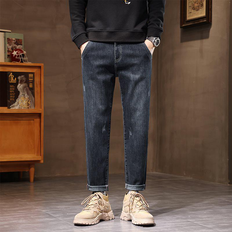 Men's Plus Size High-Quality Trendy Spring and Autumn Jeans