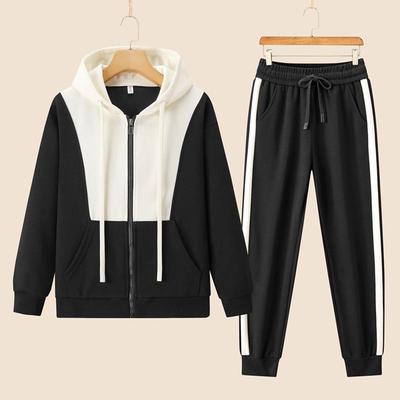 Trendy Women's Cardigan Hoodie Set: 2026 Spring/Autumn Sports & Casual Two-Piece