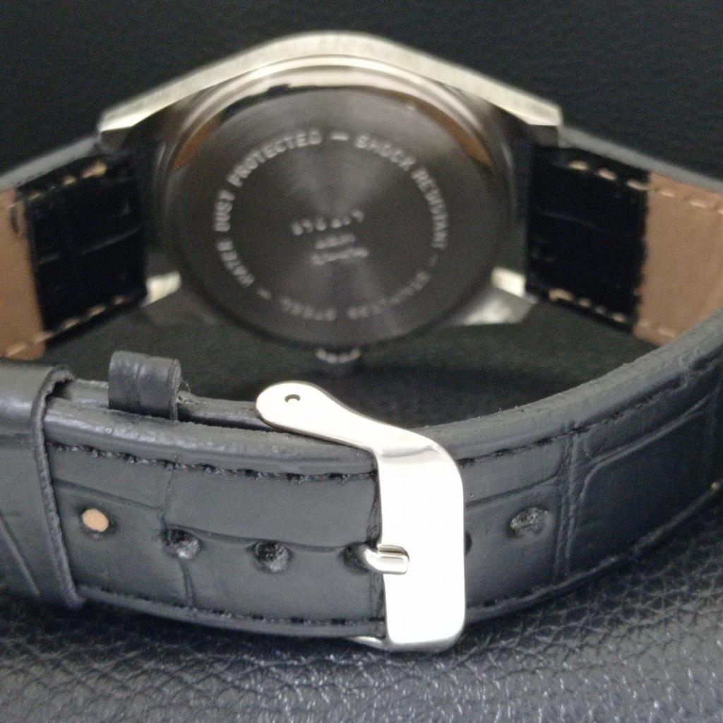 HAND-WINDING VINTAGE HMT JANATA INDIAN MENS ARABIC GREEN DIAL WATCH a441005-4 HT-a441005