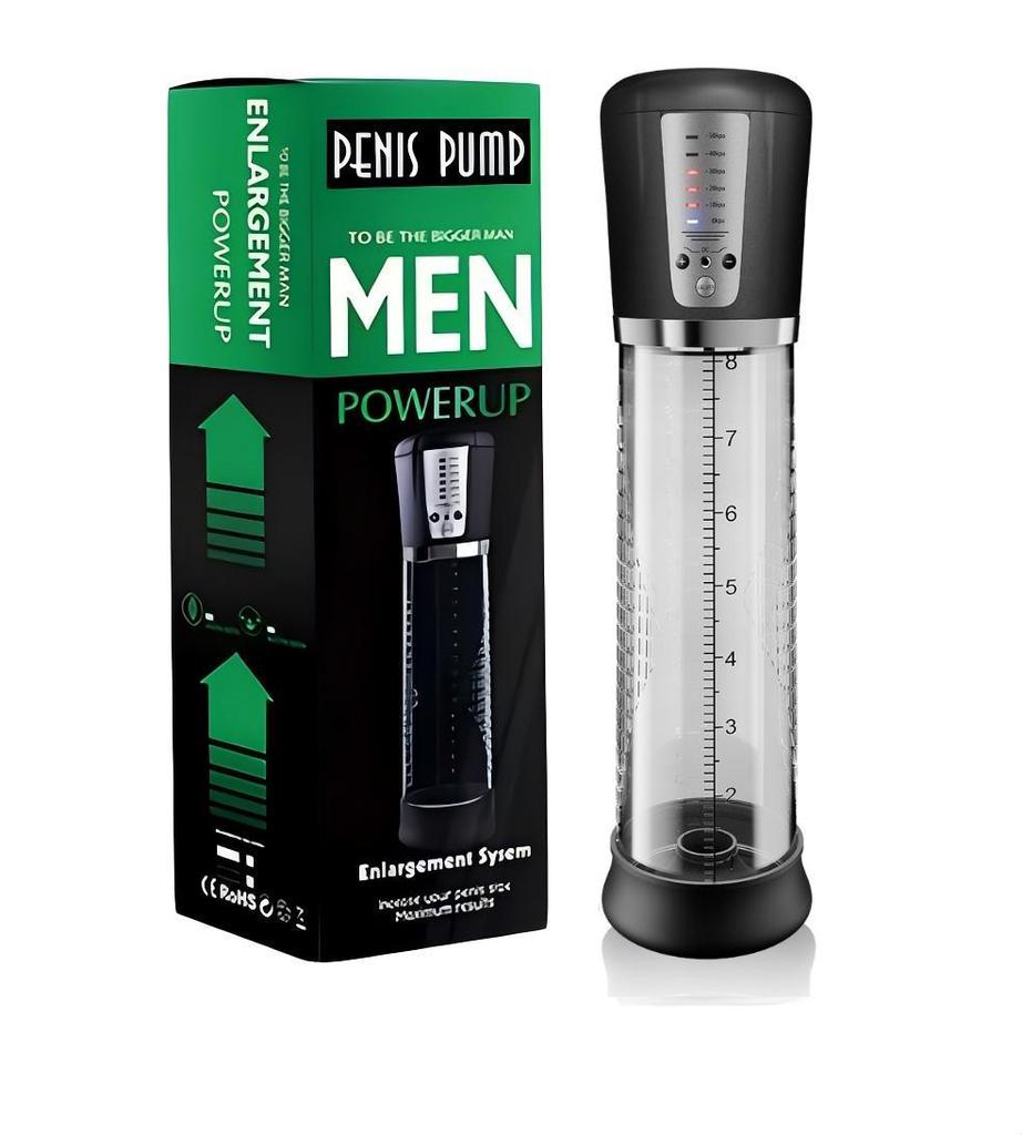 Electric Male Penis Pump Vacuum Pumps Masturbator Penile Enlargement Enhance Erection 2 In 1 Cock Trainer Adult Sex Toys 18+