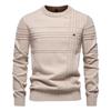 Men’s Euro Fit Solid Crew Neck Pullover Sweater