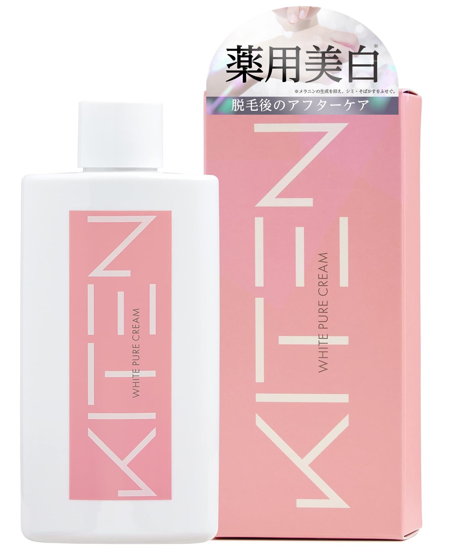 

Kiten Delicate Zone Cream Milk Body Full Body Dry 100ml Butter, Whitening, Use, Skin, Moisturizing, Additive-Free, Quasi-drug,