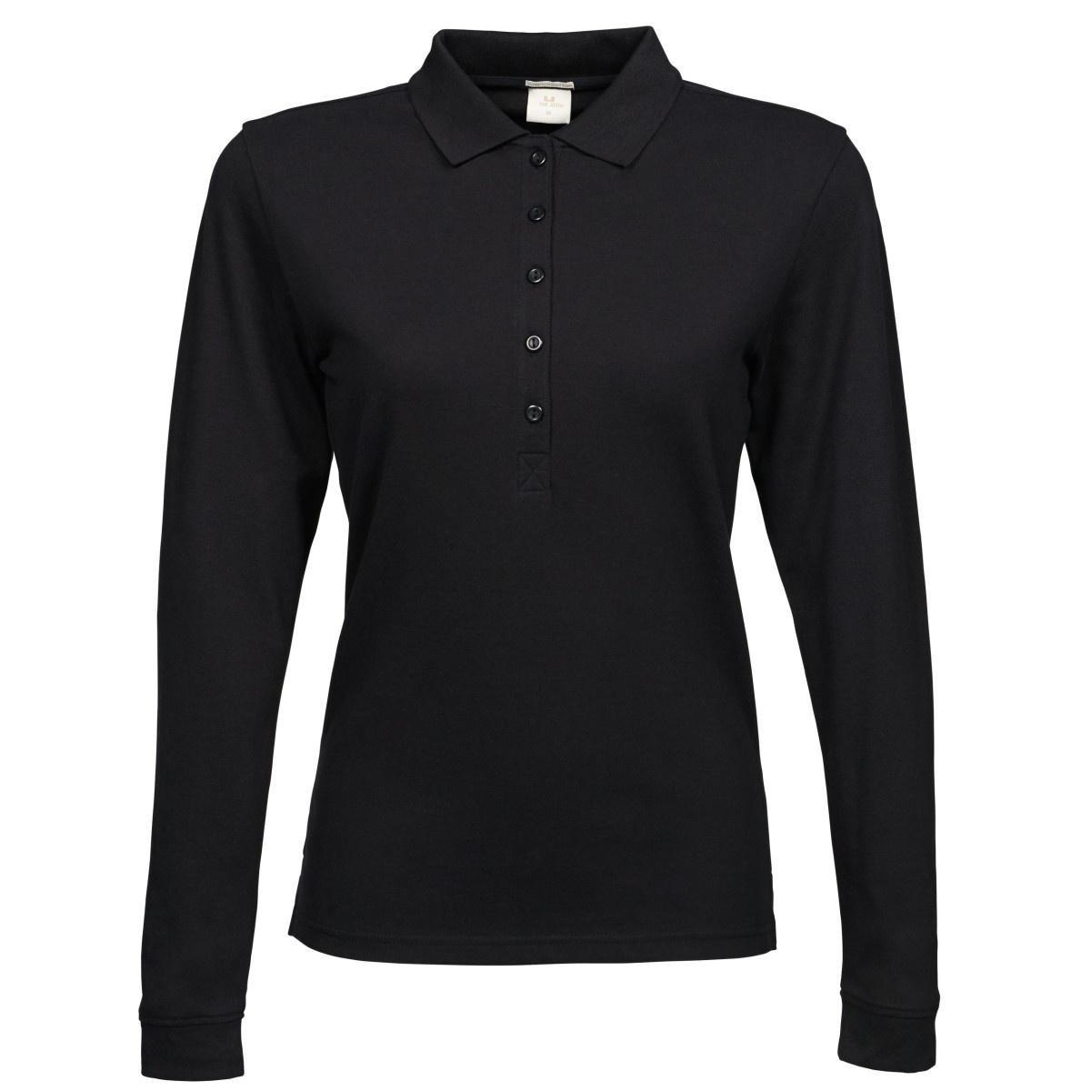 Tee Jays Dames/Dames Luxe Stretch Poloshirt Met Lange Mouwen Xl