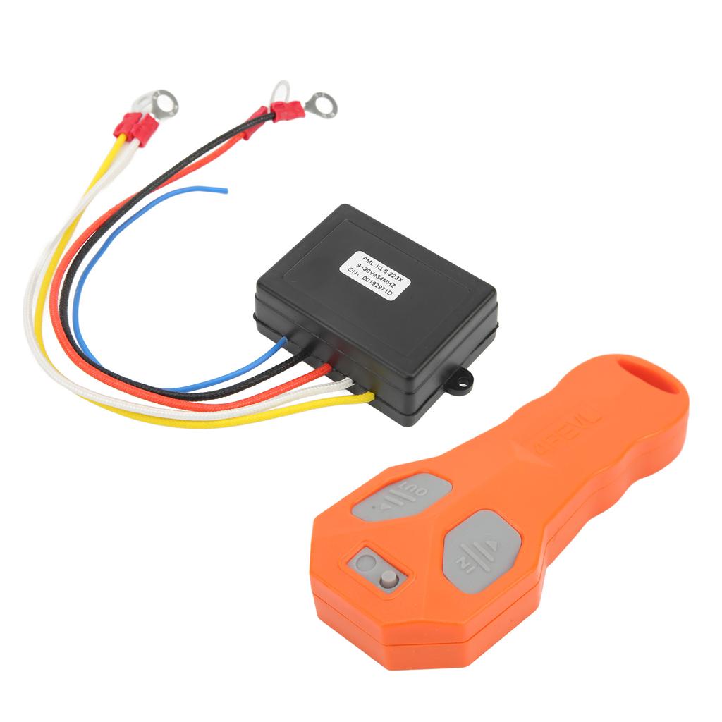 Universal Wireless Winch Remote Control Kit Waterproof Electric Winch Controller with 434MHZ Receiver for ATV Truck