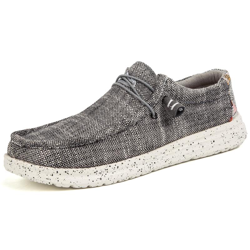 Large Size Fashion Men Canvas Casual Shoes Loafers Slip On Driving Shoes Moccasins Men Flats Shoes