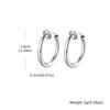 Classic Stainless Steel Rivet Clip Earring for Men Women,Anti Allergy Non-pierced Huggies Earrings,Rock Punk Jewelry Gift