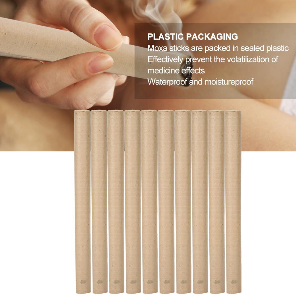 10 Stück Haushalts-Moxa-Rollen, Akupunktur-Therapie, Muskelentspannung, Moxibustion, Moxa-Stick