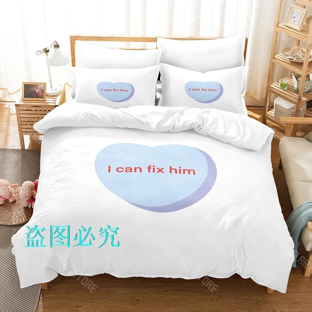3D Print I Can Fix Him Bedding Set Single Twin Full Queen King Size Bed Set Adult Kid Bedroom Duvetcover Set