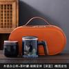 Suet jade mug office cup ceramic filter with lid tea cup household tea separation water cup gift