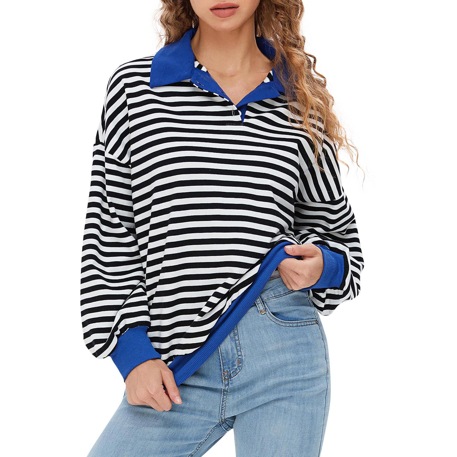 Женский свитер в полоску осень-зима с длинным рукавом и открытыми плечами — фото 5