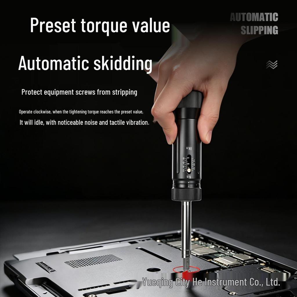 Adjustable Slip Torque Screwdriver with Bit Holder