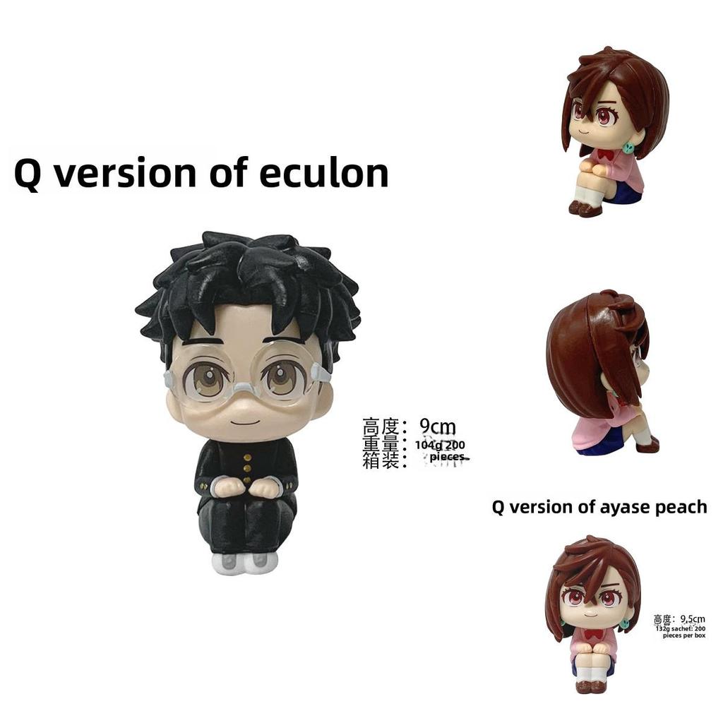 Dan Da Dan Ayase Momo Und Takakura Ken PVC Modell Ornament Für Fans