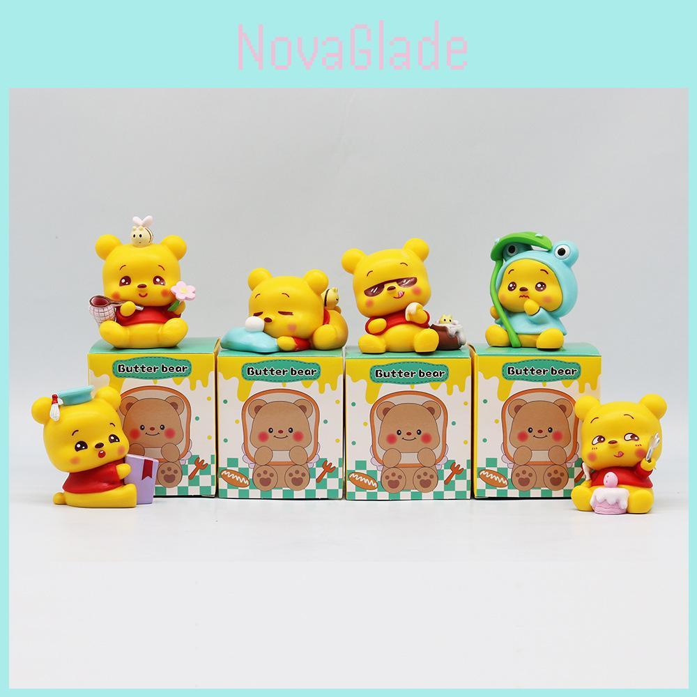 Adorable Pooh Bear Blind Box Figure Cute Collectible Desktop Toy For Girls
