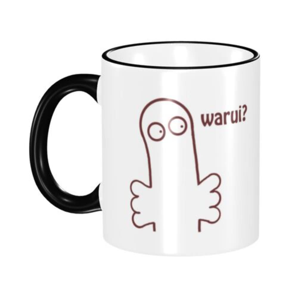 

Moomin Hattifattener Large Diameter x Height Mug, Heat-Resistant, Microwave-Safe, Stylish, Cute, Capacity, 8.4cm 9.8cm (A)