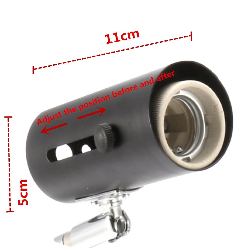 Reptile Light Metal Ceramic Heat UV UVB Lamp Light Holder Clamp For Fish Tank Brooder Tortoises Lizards Reptile E27 300W
