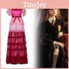 Hermione Harry Potter Granger Cosplay Costume Mesh Yarn Dress Party Halloween