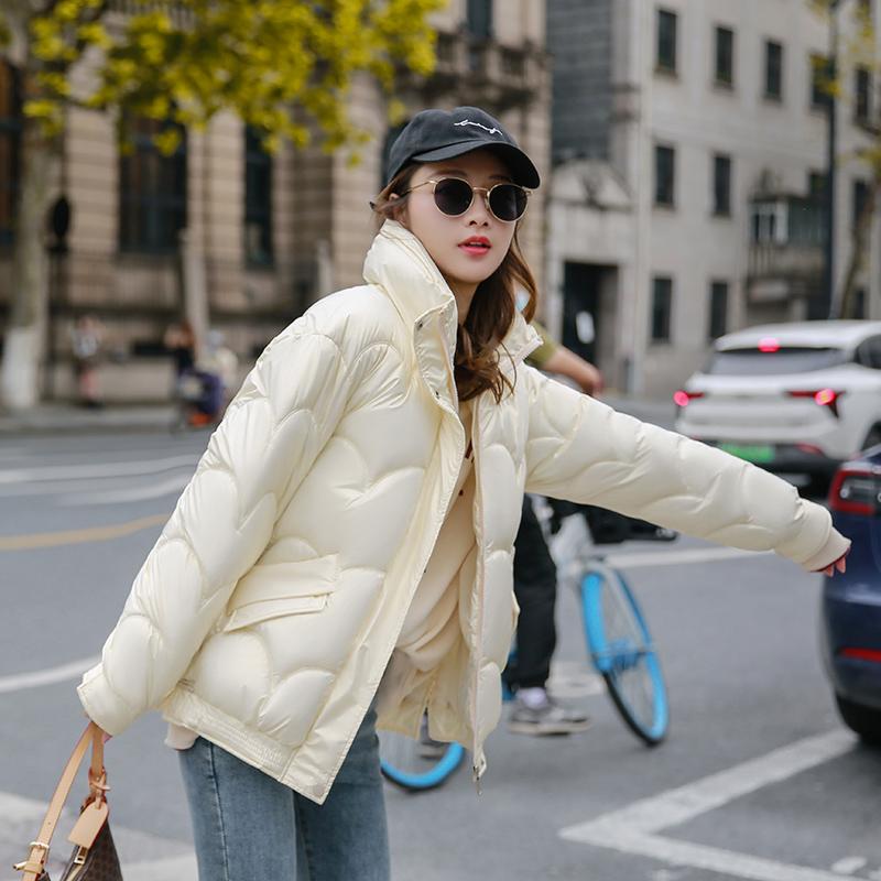 Dámské podzimní zima límec s kapucí dlouhý rukáv jednobarevná velká kapsa vlnitý vzor teplý kabát