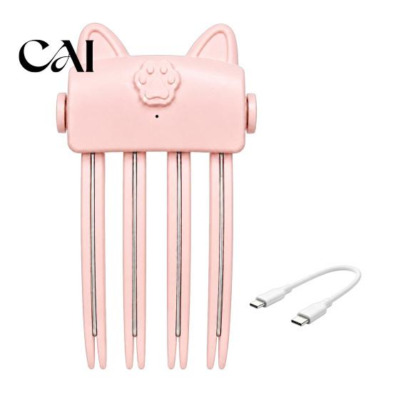 Modelador de Raiz Aquecido com Clipe para Volume em Cabelos Finos e Lisos, Pente Elevador Elétrico Ferramenta de Styling Rápido com 2 Configurações de Calor, Volume Puffy Natural