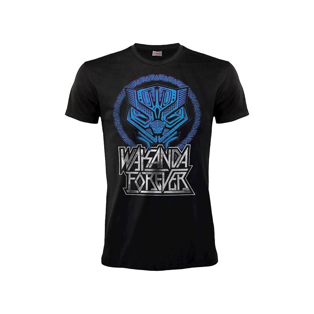 Marvel Forever Wakanda T-Shirt - Black Panther - Original Official Black- 4XL
