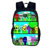 Nuovo Zaino Stampato Rhythm Box Gioco Musicale Borsa Scuola Per Studenti Elementari e Medie