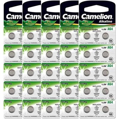 Set of 50 AG4 1.5V Alkaline Watch Batteries[618]