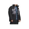 Adidas Patterned Print Hooded Down Jacket Men Outerwear Black IJ5970