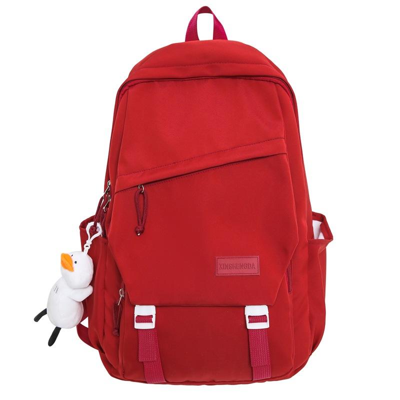 Schoolbag student schoolbag new junior high school student backpack can print logo large capacity durable lightweight backpack
