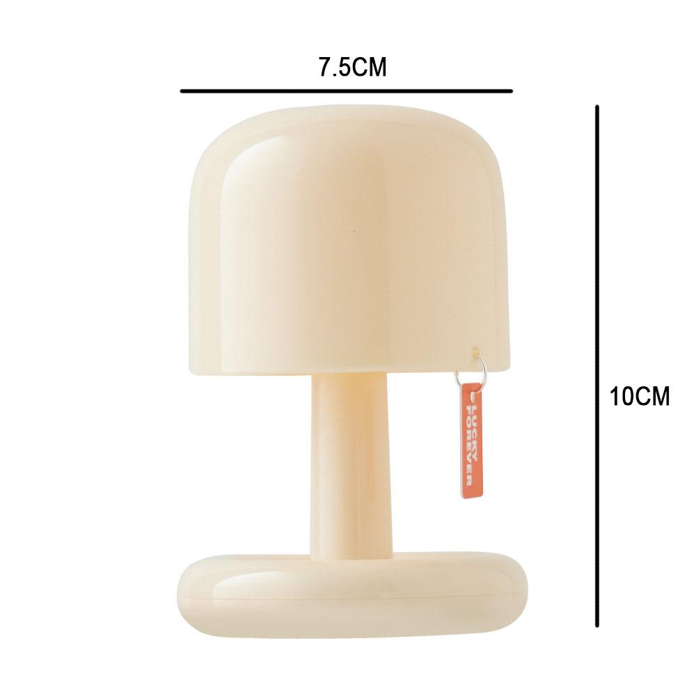 Mini Desktop Lamp Mushroom Night Light Sunset Gifts Creative USB Rechargeable Style Led for Coffee Bar Home Decor Bedroom Stand