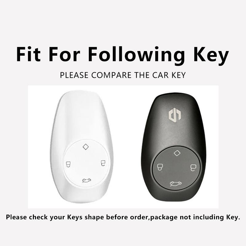 Zinc Alloy Car Key Case Fob For Leapmotor T03 Accessories Leap Motor Keychain Remote Decoration Cover Shell Housing Ring