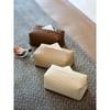 Artificial Rattan Tissue Box High-grade Home Light Luxury Living Room Bedroom Table Leather Paper Box Waterproof Moisture-proof