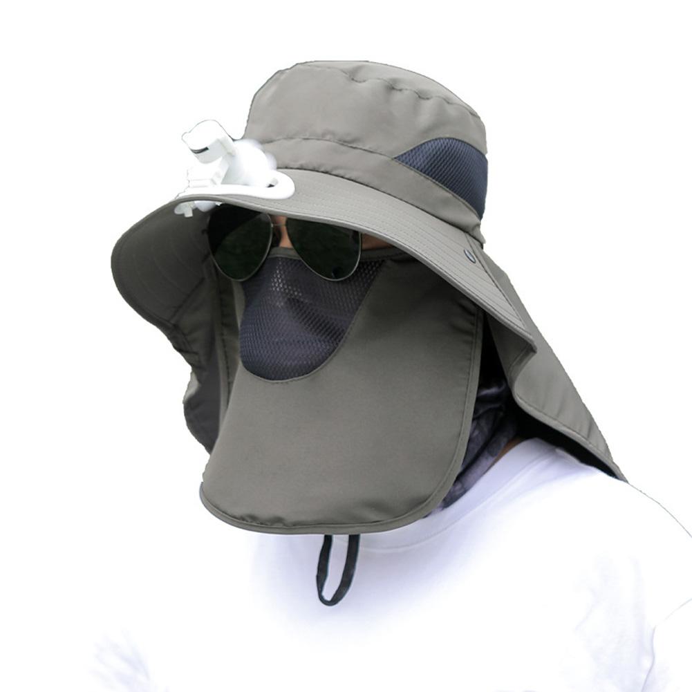 Kolip Men Summer Fishing Hat With Breathable Mesh Neck Protection Sunscreen Hat For Mountaineering Fishing
