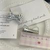 Prinzessin Flash Diamant Schleife Haarspange Haarschmuck, Exquisite High-End Ins Stil Seitenclip, Party Pony Clip Entenschnabelclip