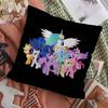 MMy PPonys LLittle Pillow Covers Cartoon Sofa Decorative Home Doublesided Printing Short Plush Cute Cushion Cover