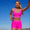 Damen Badeanzug Unifarben Sport Badehose Sexy Bikini Anzug Strandmode Mehrfarbig