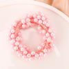 Elastici per capelli in cristallo Boho Elastici per capelli Scrunchies Corde per capelli con perle Perline Supporti per coda di cavallo Accessori per capelli per donne e ragazze