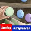 HOMZY 10pcs Toilet Air Deodorant Solid Round Fisher Aromatherapy Fragrance Lasting Deodorization Toilet Bedroom Wardrobe Car Home