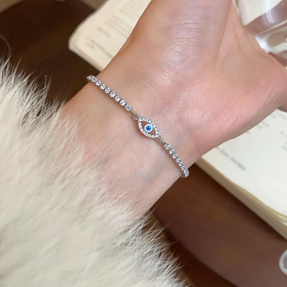 Luxury Vintage Glaze Devil's Eye Bracelet Devil's Eye Banquet Clothes Jewelry  Party Favors